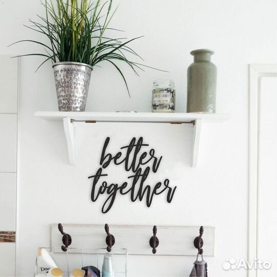 Надпись на стену металл