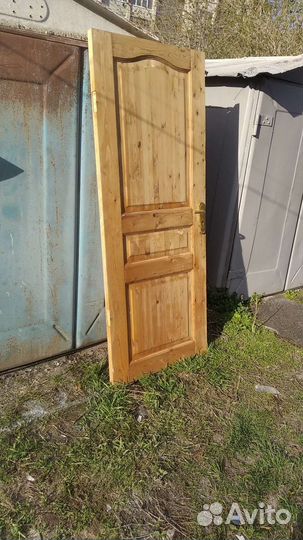 Дверь деревянная 80-2