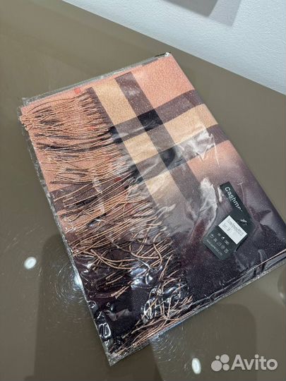 Палантин хлопковый с люрексом