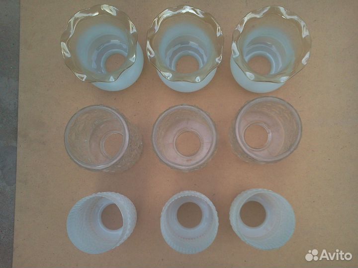 Плафоны для люстры, светильника и ночника, бра