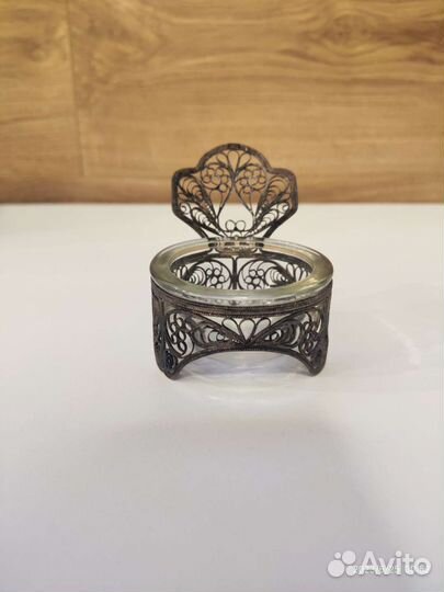 Солонка мельхиор СССР