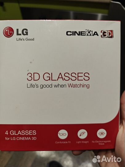 3D очки для телевизора lg