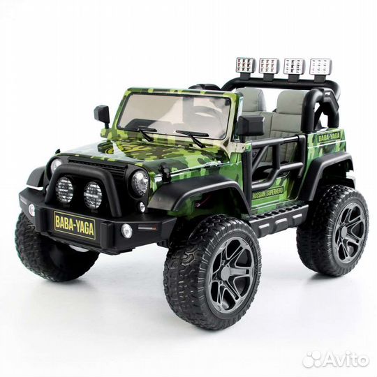 Детский полноприводный электромобиль джип