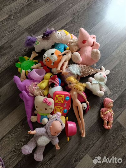 Мягкие игрушки пакетом бесплатно