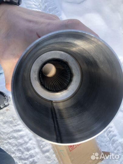 Выхлопная банка hks, jasma 051, глушитель