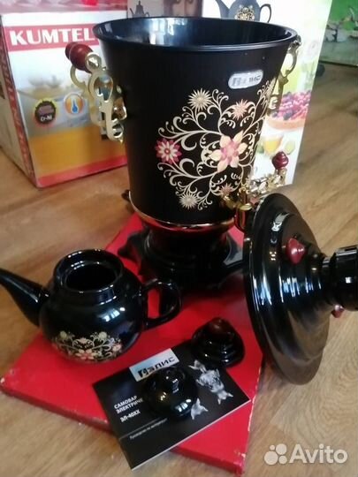 Самовар электрический 4 литра С заварником