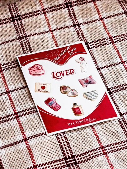 3D стикеры на телефон с любым дизайном опт