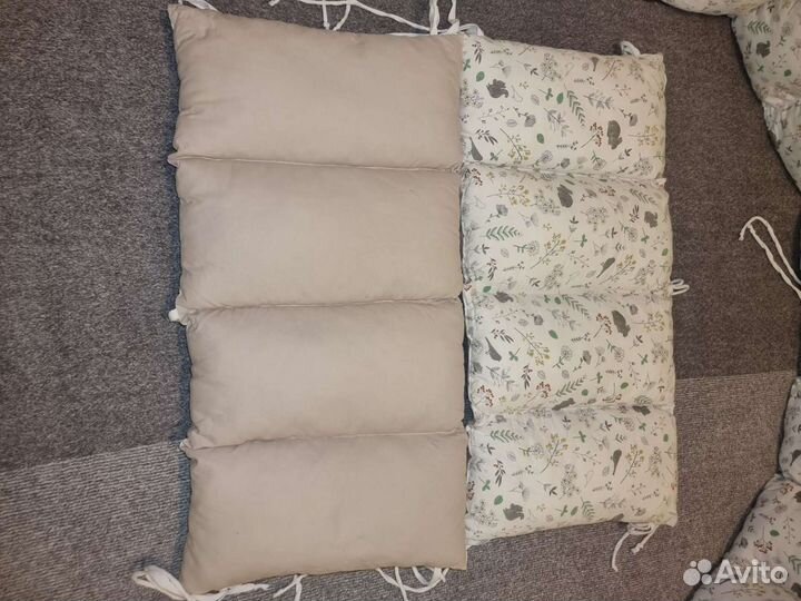 Бортики б/у в детскую круглую/овальную кроватку