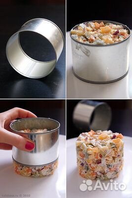 Кулинарное кольцо для салата и разнообразных блюд