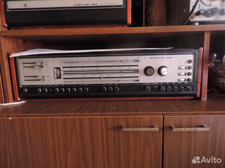 Элегия 102 Стерео СССР. Проигрыватель. Пластинки