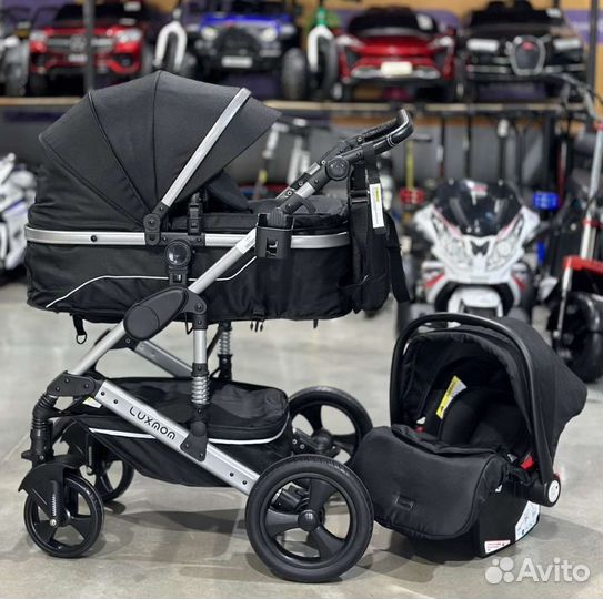 Коляска трансформер 3 в 1 новая