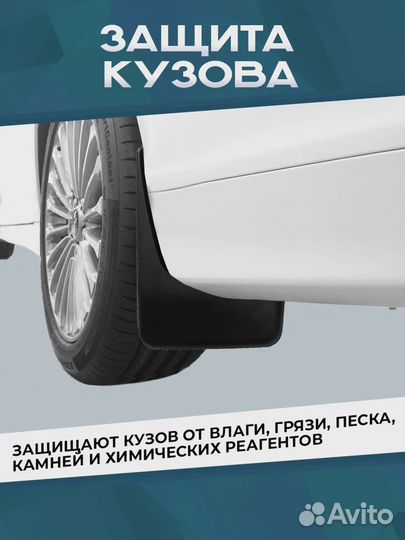 Брызговки резиновые Renault Duster (2021- ) Перед