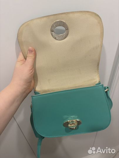 Сумка RiaRosso бирюзовая кроссбоди