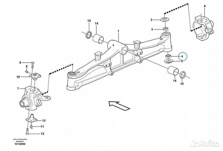 9968002 Подшипник шкворня сферический