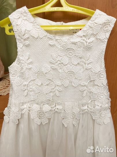 Платье для девочки на 4-6 лет