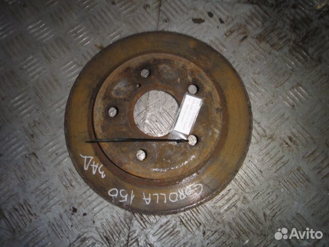 Диск тормозной Auris (07-12) /Corolla 150 (06-13) зад б\у (арт. 4243112260)