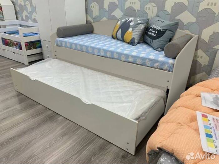 Кровать без мягкой спинки лдсп трансформер для мал