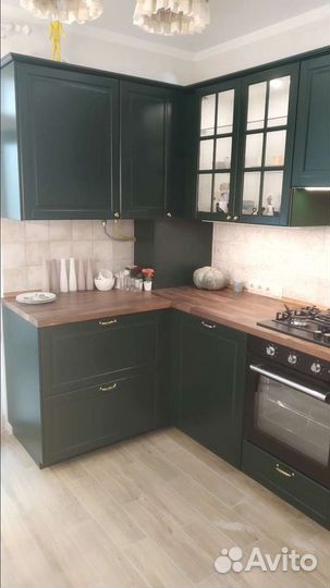 Установка кухни под ключ, кухни на заказ