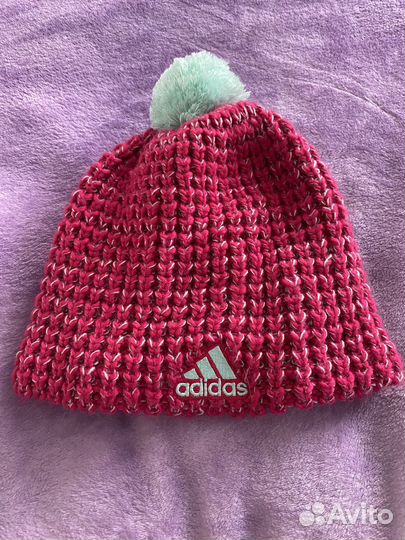 Шапка женская adidas зима