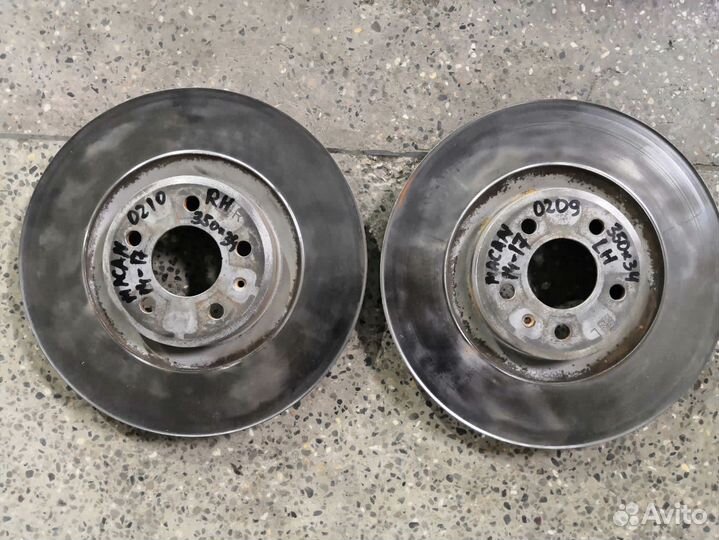 Porsche Macan 14- 350x34 Передние тормозные диски