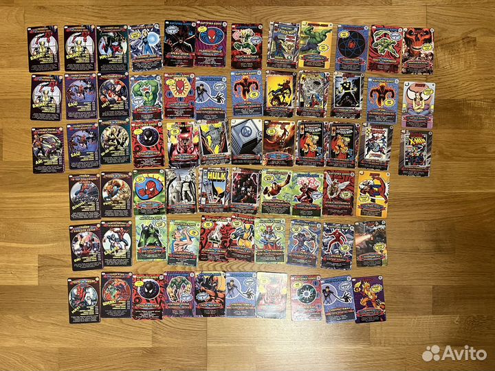 Карточки Человек паук Ультраредкие (366 карт)