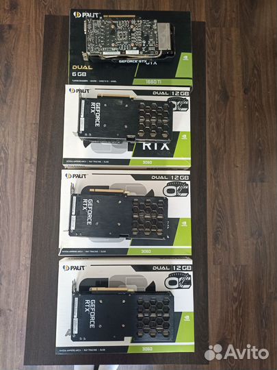 Видеокарта rtx 3060 12 гб бу