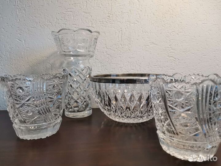 Вазы хрустальные СССР