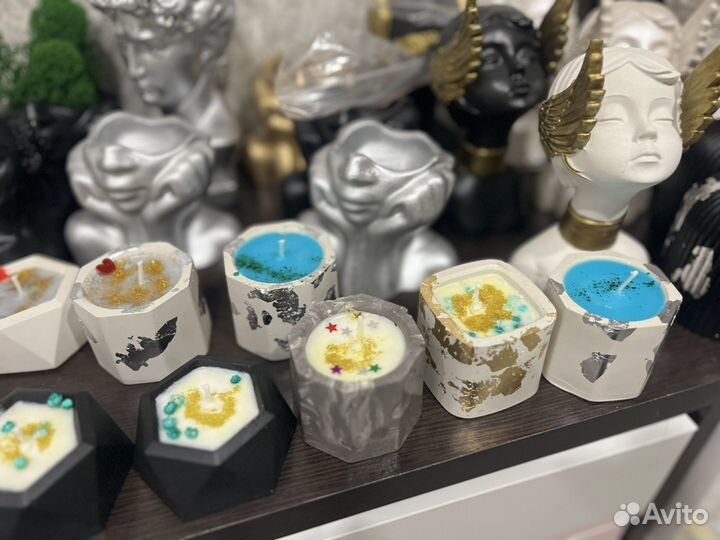 Ароматические соевые свечи ручной работы