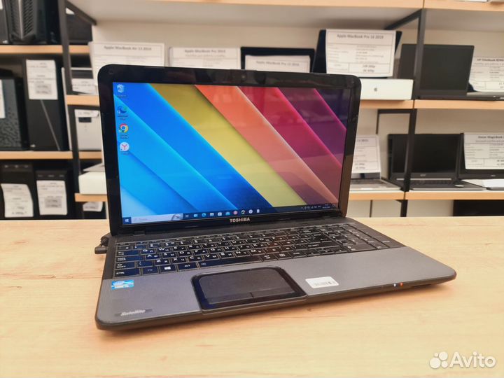 Ноутбук Toshiba быстрый на Core i3+SSD