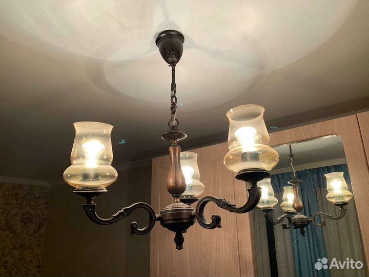 Люстра и бра СССР