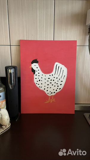 Картина маслом. Холст на картоне, 30*40 см