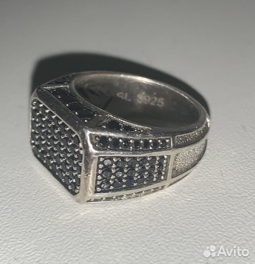Кольцо серебро мужское