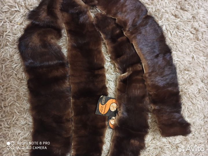 Меховой воротник норка