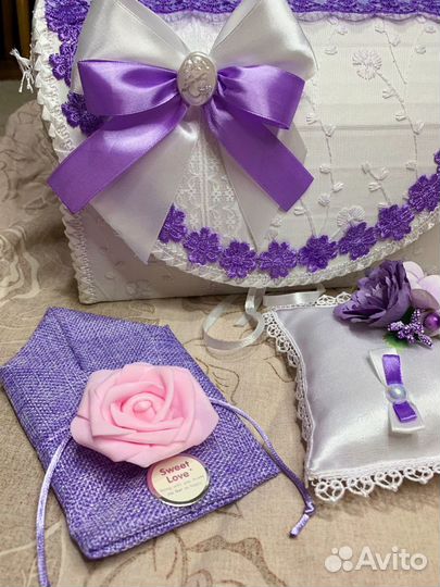 Свадебный сундук для денег