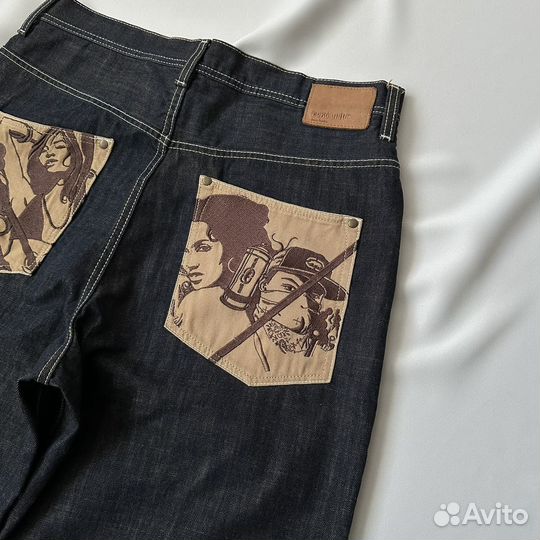 Широкие рэп шорты ecko unldt y2k