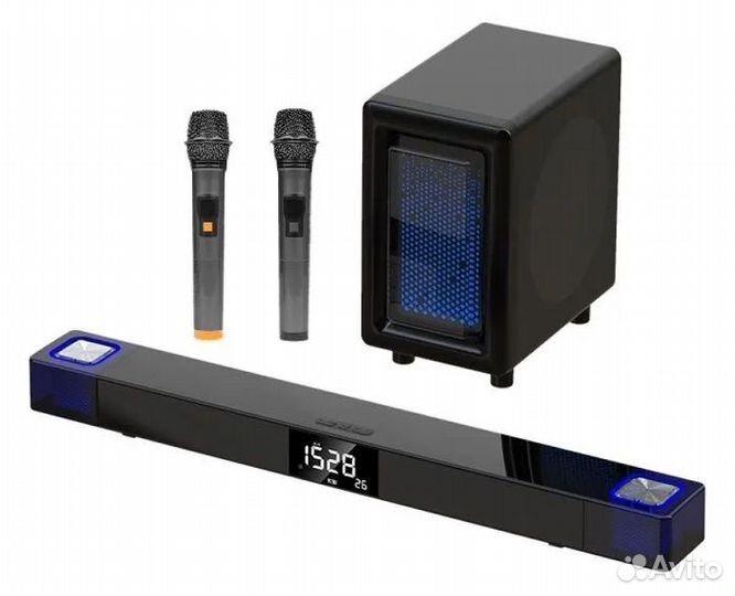 Караоке саундбар madmic K-88, 2 радиомикрофона