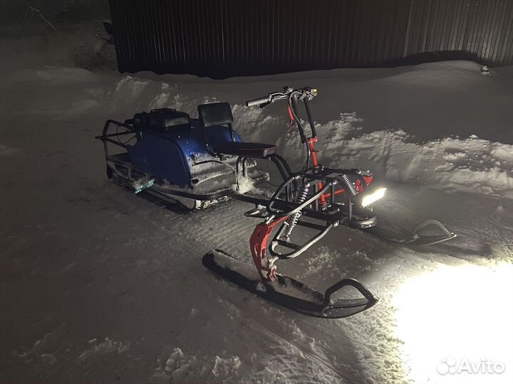 Снегоход мотобуксировщик barboss baltmotors 18 л.с