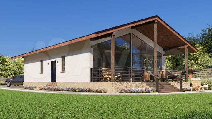 Коттедж 121 м² на участке 6,7 сот.