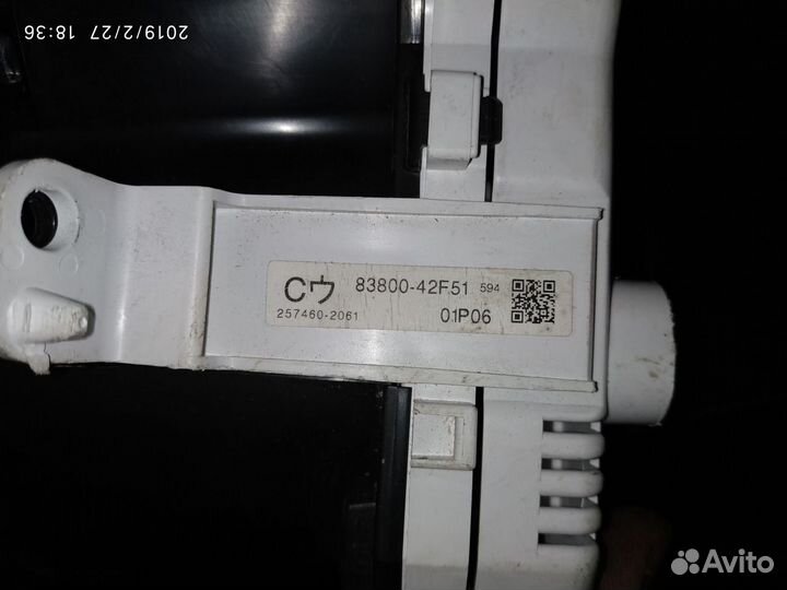 Панель приборов toyota RAV 4 (2006-2013)