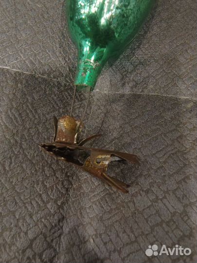 Новогодние игрушки СССР огурец