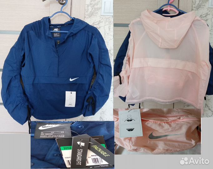 Nike анорак для бега, жен. оригинал, новый
