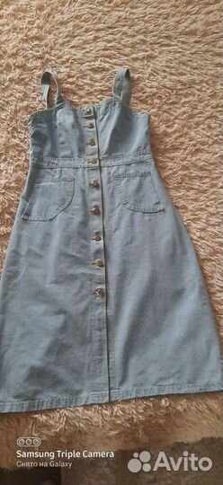 Сарафан джинсовый