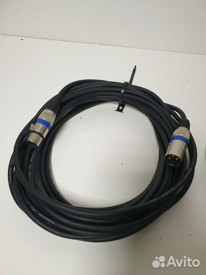Микрофонный кабель xlr - xlr 10м