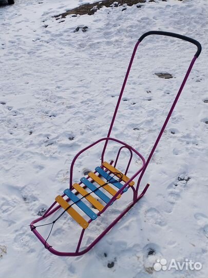 Детские зимние санки