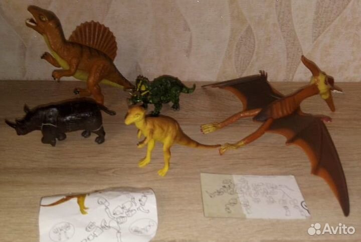 Динозавры Носорог Игрушки 3Д-паззл 3Д-модели