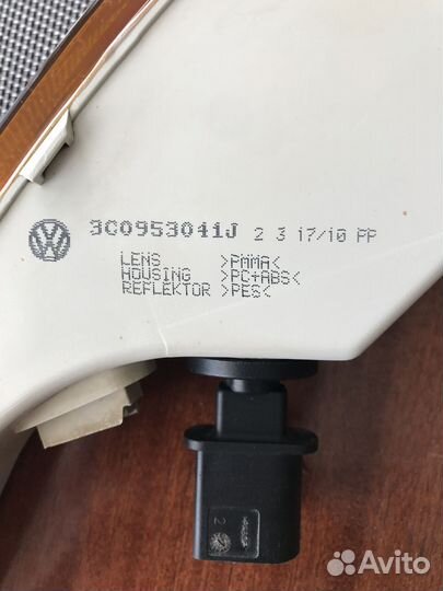 Указатель поворота левый VW Passat B6 Фольксваген