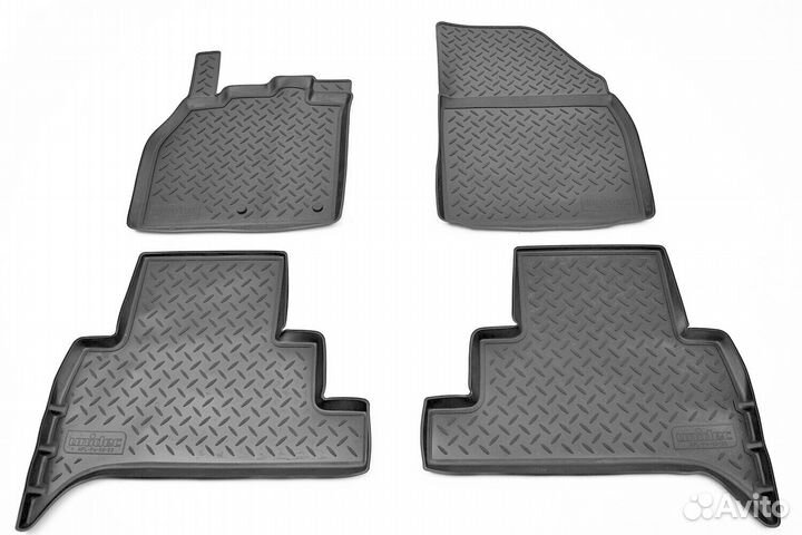 Коврики в салон Renault Scenic 2010 серые