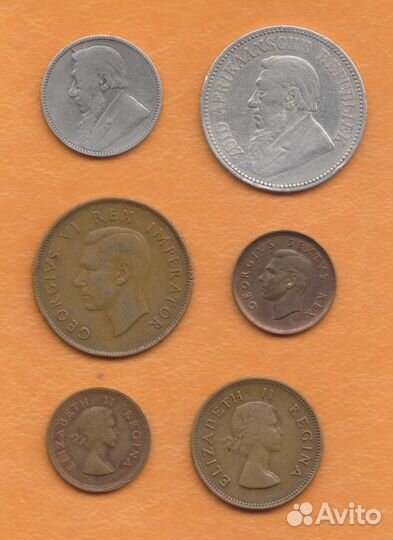 Монеты Южная Африка 1894 1955 гг