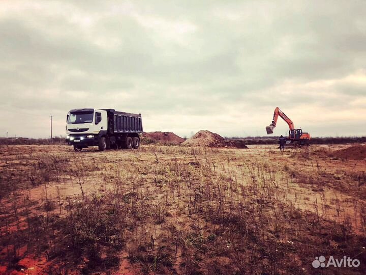 Песок карьерный с доставкой