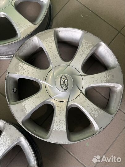 Литые диски Hyundai компл., оригинал, r17 5х114.3